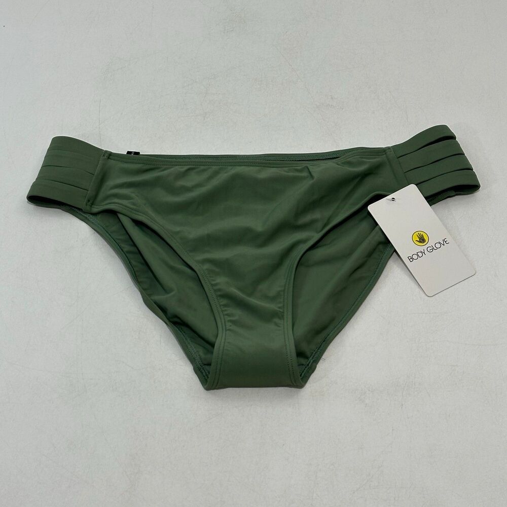 Body Glove Women's Bikini Bottom Cactus Green Contempo Beach Size L